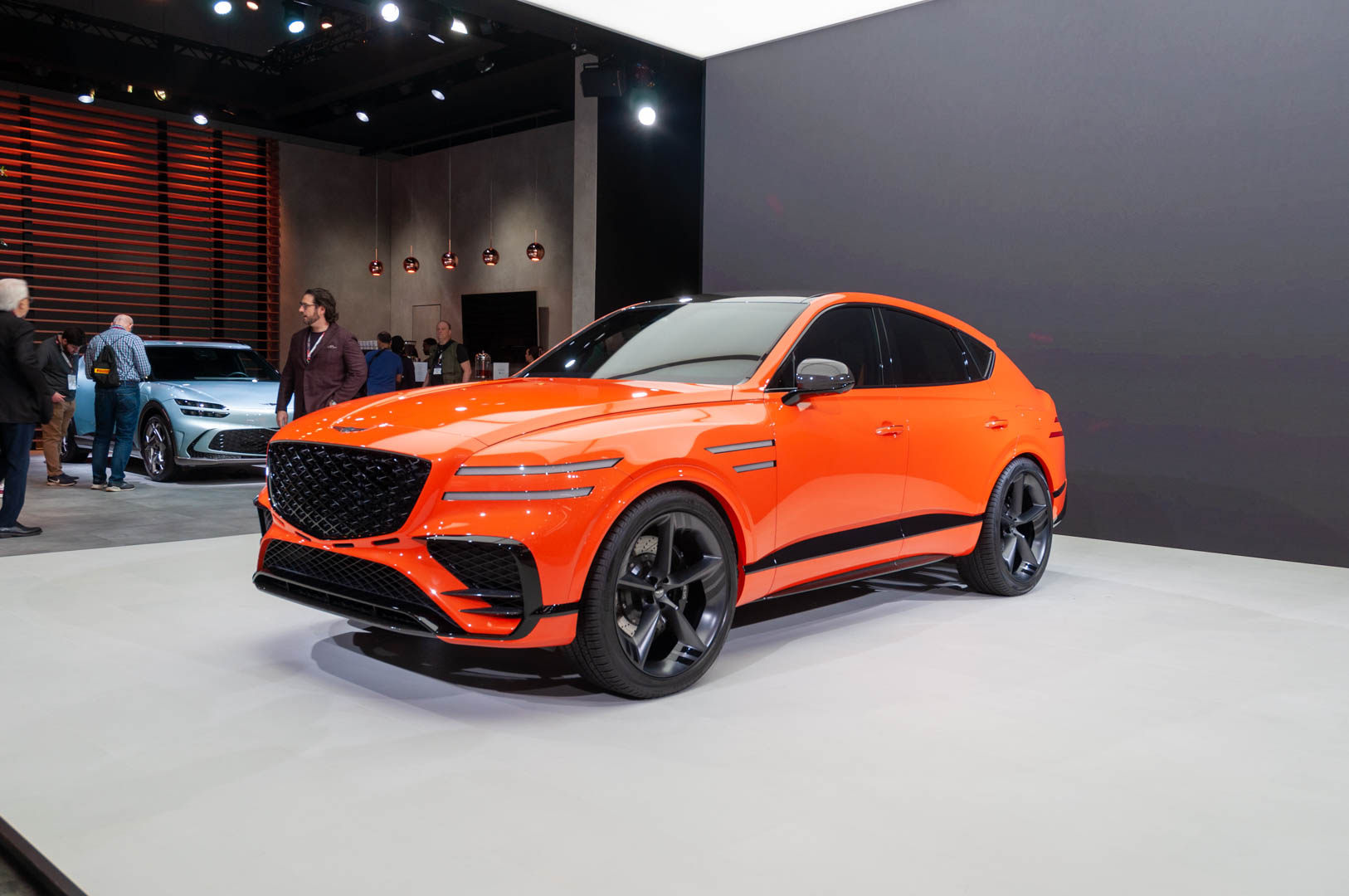 Le coupé Genesis GV80 2025 se joint au défilé des SUV à pente